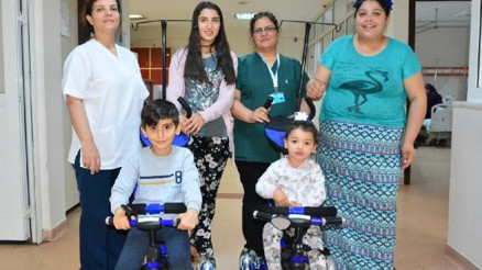 Tedavi gören çocukları sevindiren proje