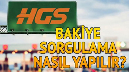 HGS bakiye sorgulama işleminde kolay yöntem HGS cezası nasıl sorgulanır
