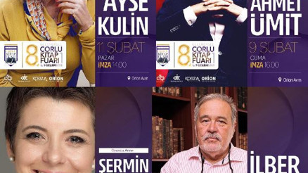 Çorlu Kitap Fuarı ile dev isimler okuyucusuyla buluşacak