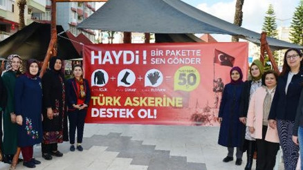 Kadınlardan Mehmetçiğe destek