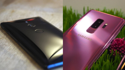 Samsung Galaxy S9 mu Sony Xperia XZ2 mi