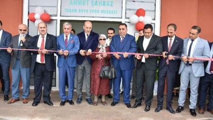 Tarsusta Ahmet Şahbaz Yaşam Boyu Spor Merkezi açıldı