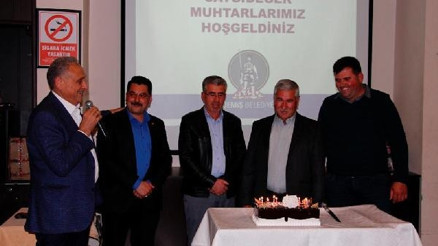 Başkan Badem, muhtarlarla buluştu