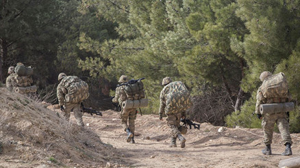 1083 rakımlı tepede çizilen asıl harita