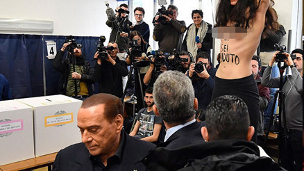 Berlusconiye Femen şoku
