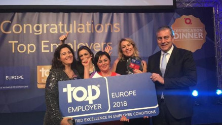 Saint Gobain Türkiye’ye Top Employer ödülü