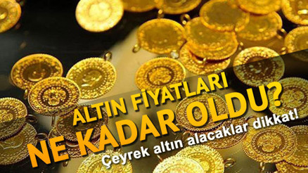 Günün altın fiyatları çeyrek ve gram fiyatlarına nasıl yansıdı Günün altın fiyatları çeyrek ve gram fiyatlarına nasıl yansıdı