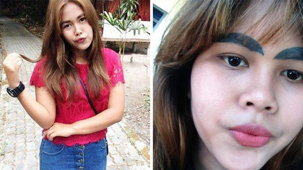 Deneyimsiz dövme sanatçısına kaşlarını emanet edince... Deneyimsiz dövme sanatçısına kaşlarını emanet edince...