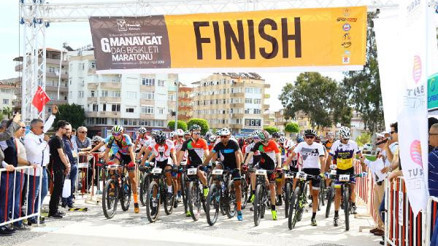 Manavgatta Dağ Bisikleti Maratonu koşuldu