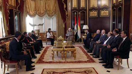 HDP milletvekilleri, Mesut Barzani ile görüştü