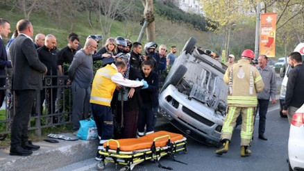 Şişlide trafik kazası: 3 yaralı