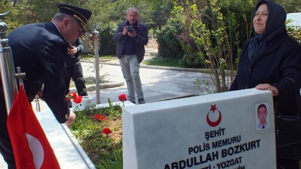 Polis bayramı düzenlenen törenle kutlandı