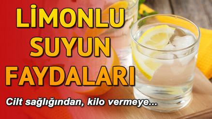 Limonlu suyun faydaları | Limonlu su içmek faydalı mı