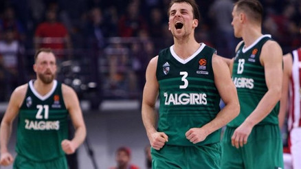 Zalgiris uzatmada güldü Olympiakos şokta...