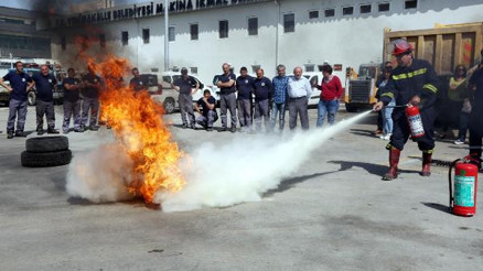 Yenimahalle’de yangın tatbikatı