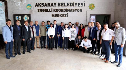 Aksaray Belediye BaşkanıEngelliler hiçbir zaman toplumdan soyutlanamayacak