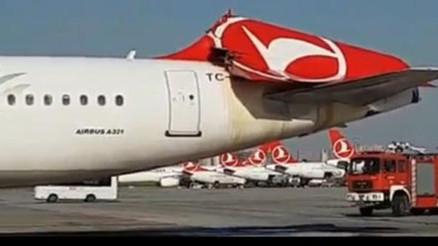 Air Asiana uçağının kanadı THY uçağının kuyruğuna çarptı