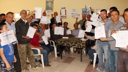 Köylülerden pancar ekicileri kooperatifi için suç duyurusu