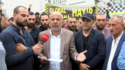 (Ek bilgi ve fotoğraf)Esenyurtta UBER sürücüsüne tehdit yağdıran taksicilere operasyon