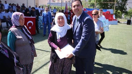 Hasanbeylide Okuma Yazma Kursu ilk mezunlarını verdi