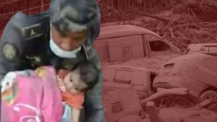 Guatemalada mucize gerçekleşti... Bebek böyle kurtarıldı