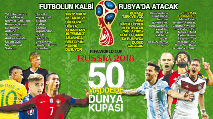 Dünya, yine topun çevresinde dönecek... 8 grup, 32 takım, 1 kupa