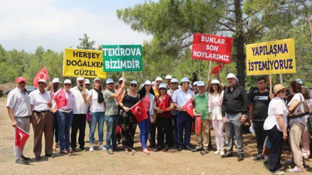 Çevrecilerden Kleopatra Koyu için eylem