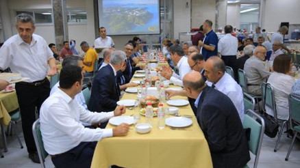 Çukurova Üniversitesi personeli iftar yemeğinde buluştu