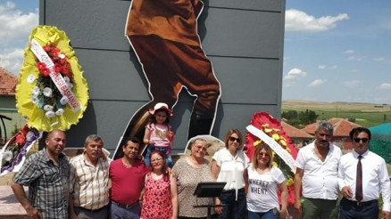 Yozgat Muğallı Köyüne Atatürk Anıtı yapıldı