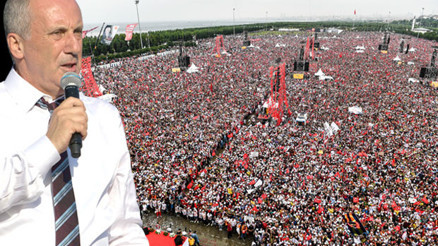 Muharrem İnce finali İstanbul mitingi ile yaptı