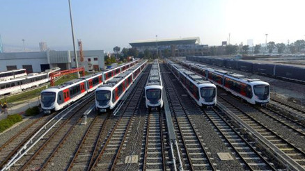 Metro vagonları için 2 katlı yeraltı otoparkı