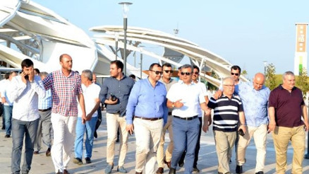 Taştan Expo alanına ziyaret