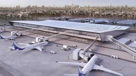 Dev havalimanı 21 ayda tamamlandı