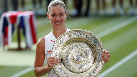 Wimbledonın kraliçesi Angelique Kerber