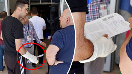Kolunda alçı olduğu için KPSSye alınmadı