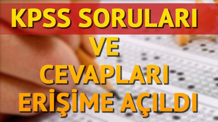 KPSS alan bilgisi sonuçları ne zaman hangi gün açıklanacak ÖSYM KPSS soru ve cevapları yayımlandı KPSS alan bilgisi sonuçları ne zaman hangi gün açıklanacak ÖSYM KPSS soru ve cevapları yayımlandı