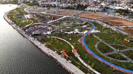 Fethiyede dev park açıldı
