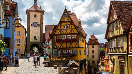 Muhteşem Ortaçağ mimarisiyle Almanya