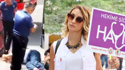 Giresun’da açığa alınan doktora destek eylemi