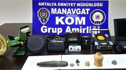 Manavgatta tarihi eser ele geçirildi