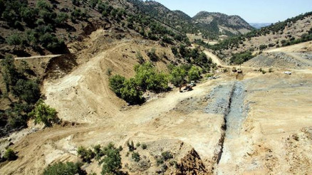 Sayık Göleti projesinde 3te 1lik bölüm tamamlandı