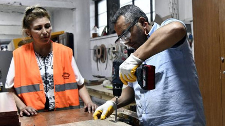 Mamak’ta iş sağlığı ve güvenliği eğitimleri veriliyor