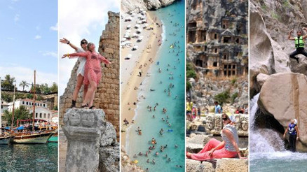 Bayramda Antalya rotaları