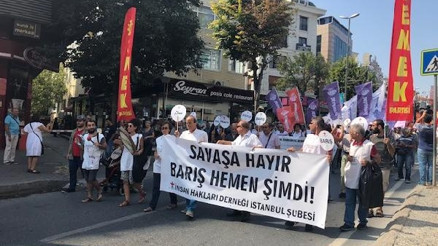 Bakırköyde Dünya Barış Günü miting yapıldı