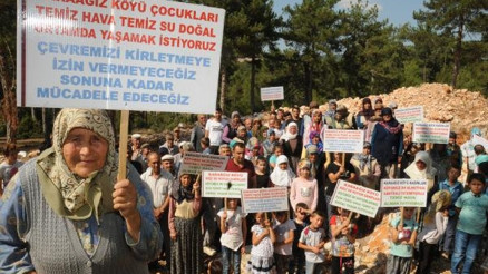 Mahallede santrale karşı geceli gündüzlü nöbet