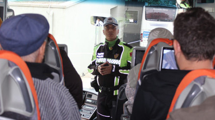 Şehirlerarası otobüslerde şok kontrol Şehirlerarası otobüslerde şok kontrol