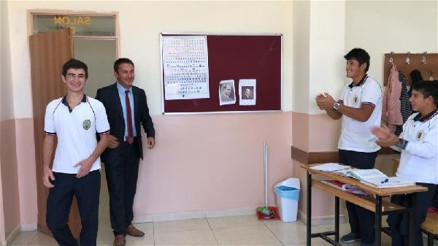 Umut Ali, okuluna başladı