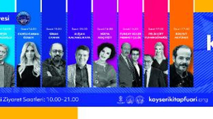 Kitap fuarında ilk gün 28 şair yazar okurla buluşacak