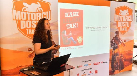 Motorcu Dostu Trafik projesi Çanakkalede