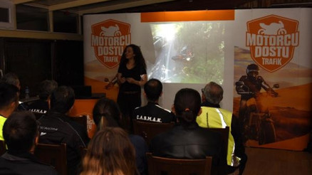 Aytemizin Motorcu Dostu Trafik projesi Çanakkalede